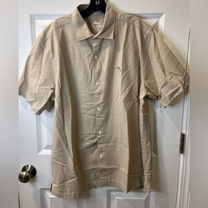 Tommy Bahama Light Tan Short Sleeve Shirt